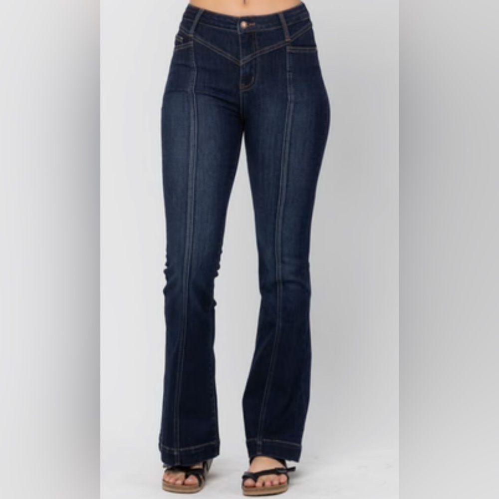 Judy blue flare yoke jeans